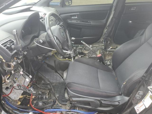 Stripped interior, driver side